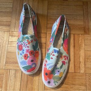 Rifle Paper Co slip on sneakers - great condition